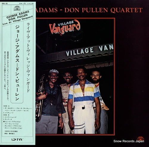 ADAMS, GEORGE live at the village vanguard DIW-1180 / SN1094