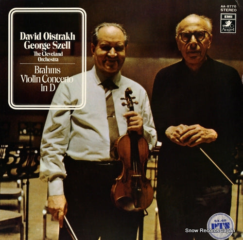 OISTRAKH, DAVID, AND GEORGE SZELL brahms; violin concerto in d major, op.77 AA-8770