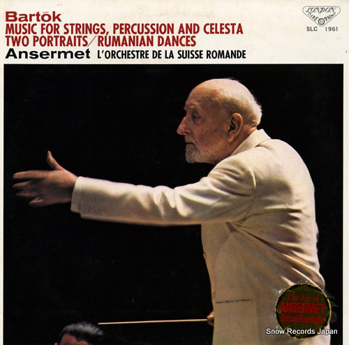 ANSERMET, ERNEST bartok; music for strings, percussion and celesta SLC-1961