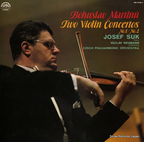SUK, JOSEF martinu; two violin concertos no.1 / no.2 OQ-7338-S