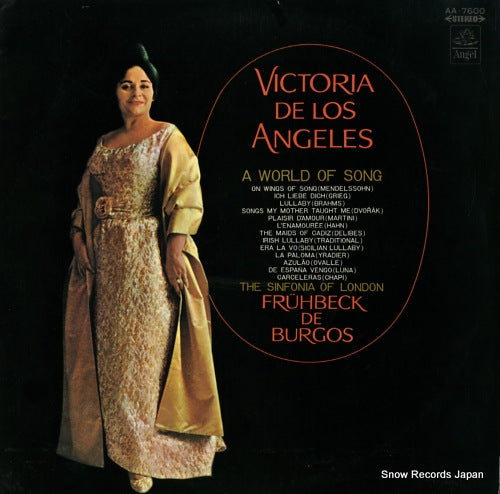 DE LOS ANGELES, VICTORIA a world of song AA-7600