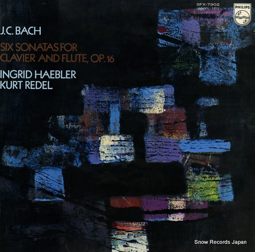HAEBLER, INGRID, AND KURT REDEL j.c.bach; six sonatas for hammerklavier and flute, op.16 SFX-7902