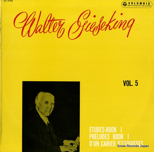 GIESEKING, WALTER walter gieseking plays debussy vol.5 OL-3186