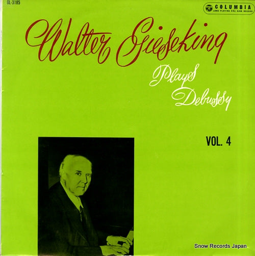 GIESEKING, WALTER walter gieseking plays debussy vol.4 OL-3185