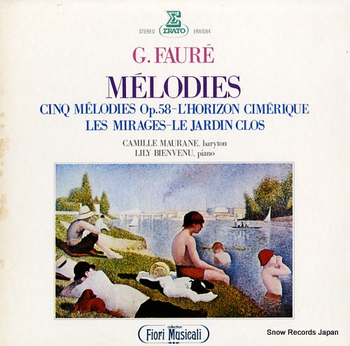 MAURANE, CAMILLE faure; melodies ERA-1084