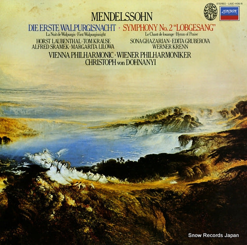 DOHNANYI, CHRISTOPH VON mendelssohn; die erste walpurgisnacht / symphony no.2 "lobgesang" L50C-1435/6