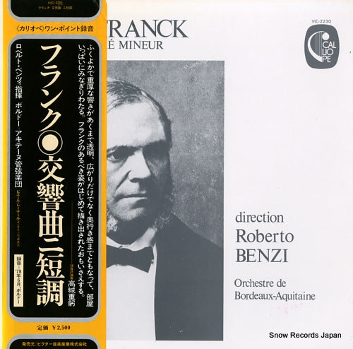 BENZI, ROBERTO franck; symphonie en re mineur VIC-2230