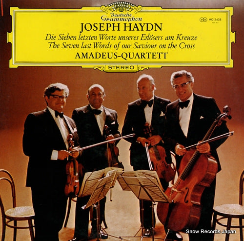 AMADEUS QUARTETT haydn; the seven last words of our saviour on the cross MG2438