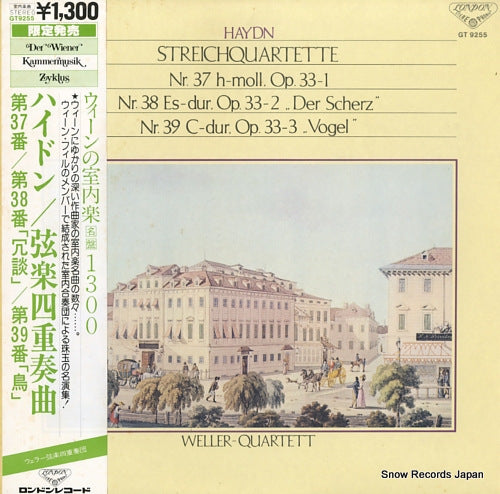 WELLER QUARTET, THE haydn; streichquartette nr.37 / nr.38 "der scherz" / nr.39 "vogel" GT-9255