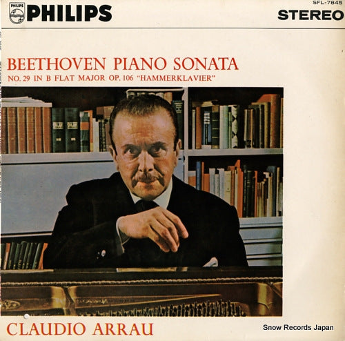 ARRAU, CLAUDIO beethoven; piano sonata no.29 in b flat major op.106 "hammerklavier" SFL-7845