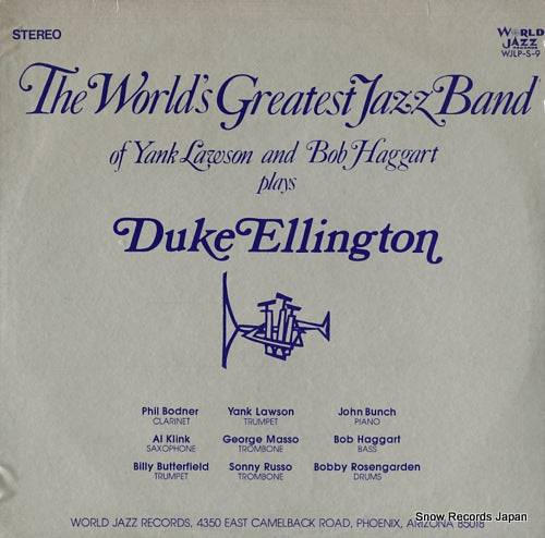 WORLD'S GREATEST JAZZ BAND, THE plays duke ellington WJLP-S-9