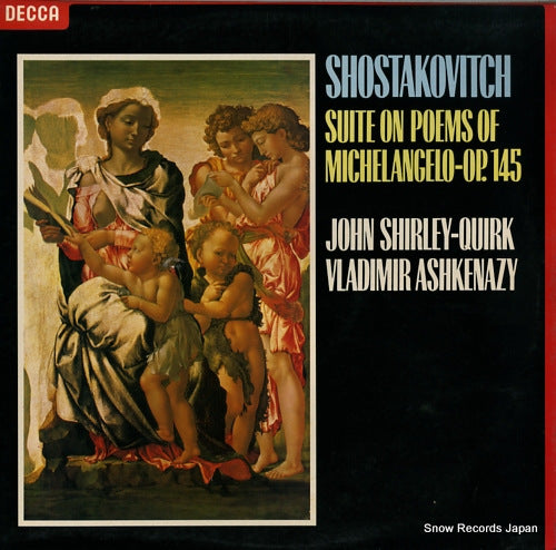 SHIRLEY-QUIRK, JOHN shostakovitch; suite on poems of michelangelo - op. 145 SXL6849