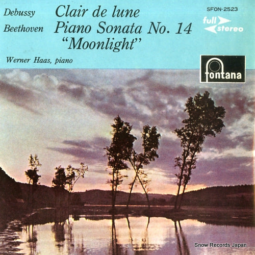 HAAS, WERNER debussy; clair de lune SFON-2523