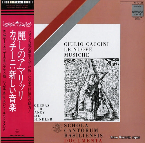 SCHOLA CANTORUM BASILIENSIS DOCUMENTA caccini; le nuove musiche KUX-3273-H