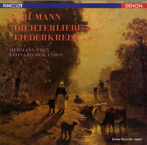 PREY, HERMANN schumann; "dichterliebe", "liederkreis" OF-7187-ND