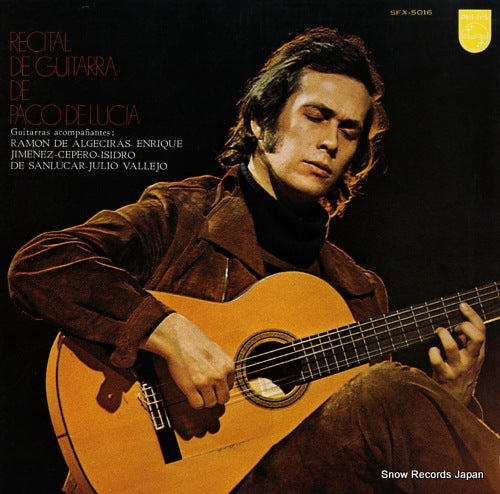 DE LUCIA, PACO recital de guitarra de paco de lucia SFX-5016