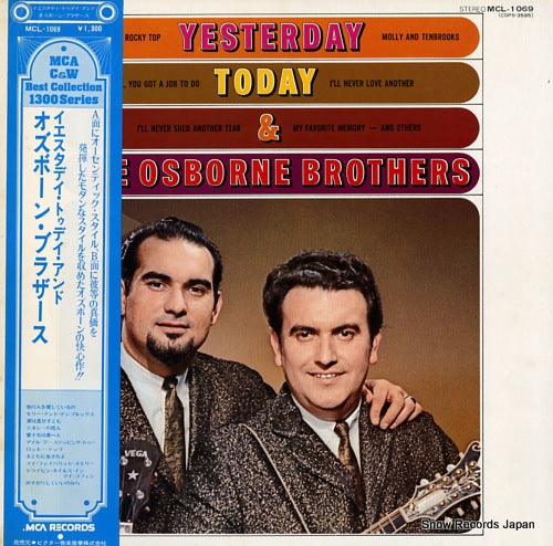 OSBORNE BROTHERS, THE yesterday, today, and the osborne brothers MCL-1069