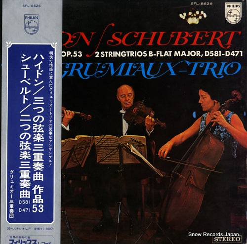 GRUMIAUX TRIO, THE haydn; 3 stringtrios, op.53 SFL-8626