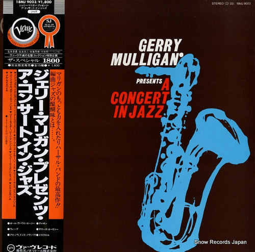 MULLIGAN, GERRY gerry mulligan presents a concert in jazz 18MJ9023