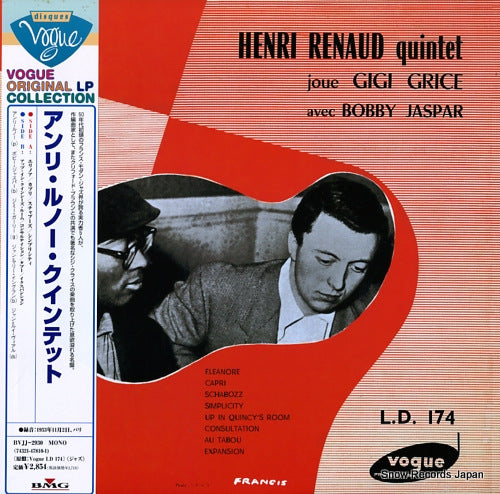 RENAUD, HENRI henri renaud quintet BVJJ-2930 / 74321-47810-1