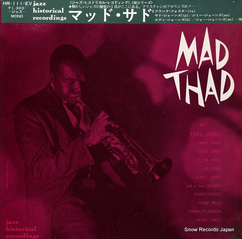 JONES, THAD mad thad HR-111-EV