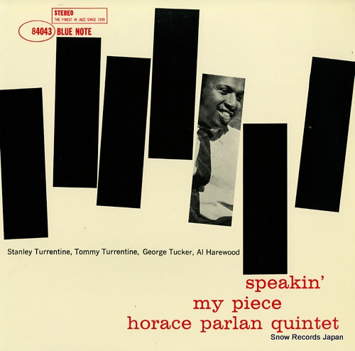 PARLAN, HORACE speakin' my piece BN4043