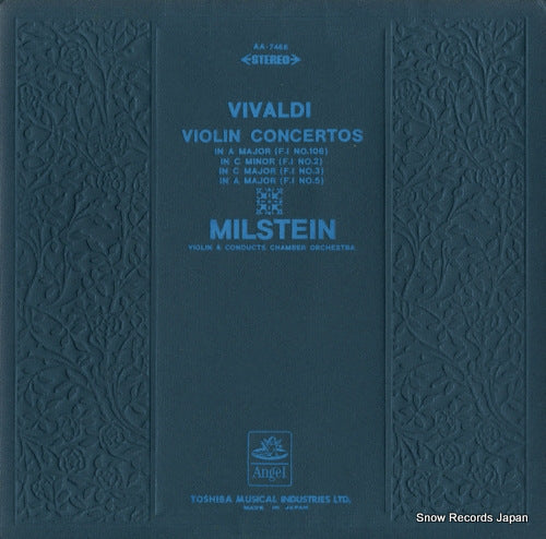 MILSTEIN, NATHAN vivaldi; violin concertos AA-7458