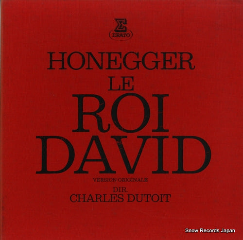 DUTOIT, CHARLES honegger; le roi david (version originale) STU70667/668