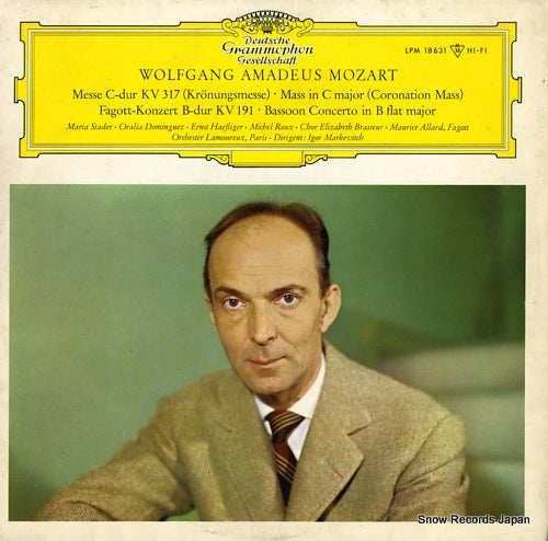 MARKEVITCH, IGOR mozart; mass in c major (coronation mass) LPM18631