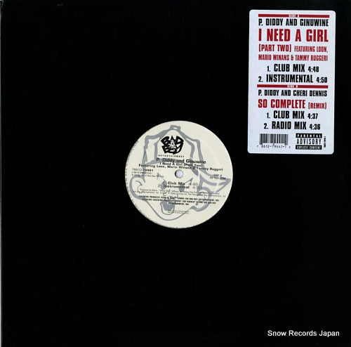 P.DIDDY i need a girl(part two) / so complete(remix) 78612-79441