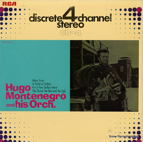 MONTENEGRO, HUGO music from "the good the ban and the ugly", "a fistful of dollars", for a few dollars more" R4P-5002