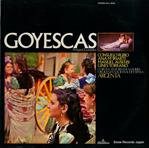 ARGENTA, ATAULFO goyescas SCLL14006