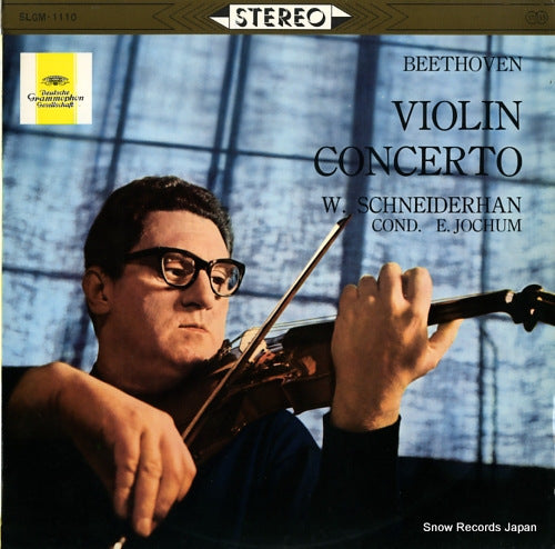 SCHNEIDERHAN, WOLFGANG beethoven; violin concerto SLGM-1110