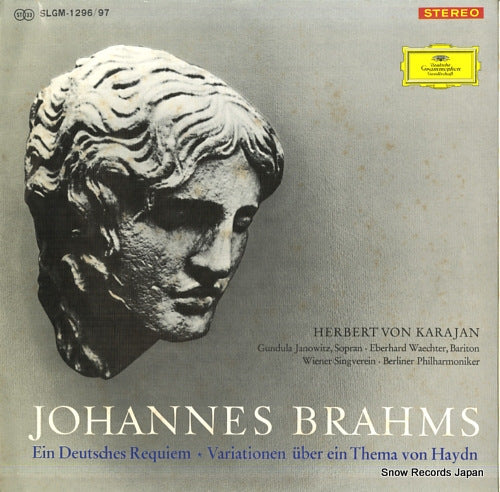 KARAJAN, HERBERT VON brahms; ein deutsches requiem / variationen uber ein thema von haydn SLGM-1296/97