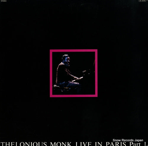 MONK, THELONIOUS live in paris part 1 YX-2044