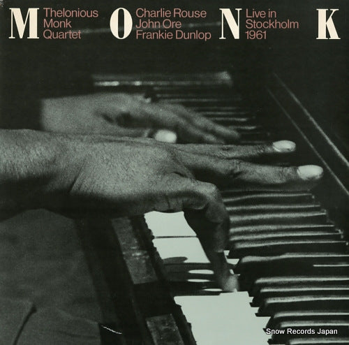 MONK, THELONIOUS live in stockholm 1961 DRLP151/152