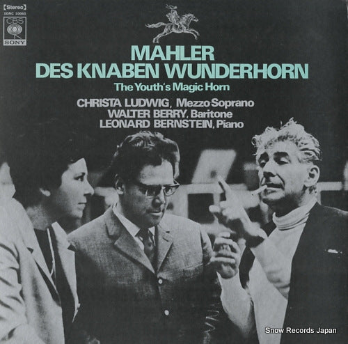 BERNSTEIN, LEONARD mahler; des knaben wunderhorn SONC10060