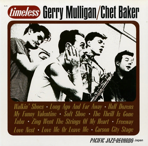 MULLIGAN, GERRY, AND CHET BAKER timeless PJ-0075