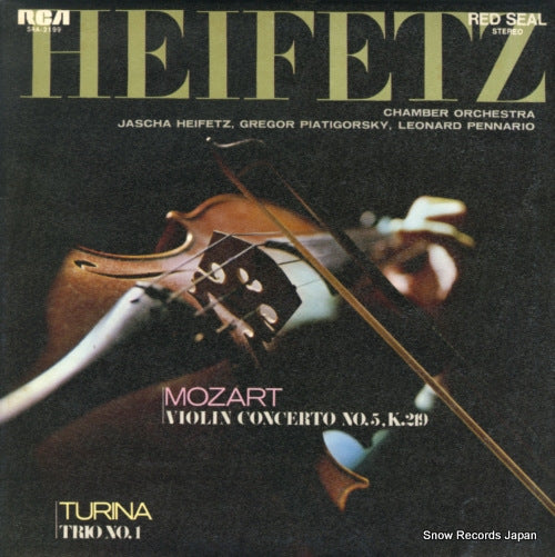 HEIFETZ, JASCHA mozart; violin concerto no.5, k.219 SRA-2199
