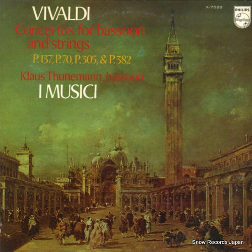 I MUSICI vivaldi; concertos for bassoon and strings X-7528