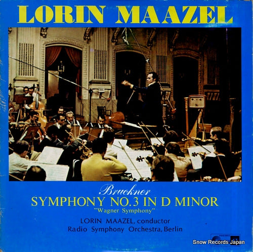 MAAZEL, LORIN bruckner; symphony no.3 in d minor "wagner symphony" CHJ(S)-30010