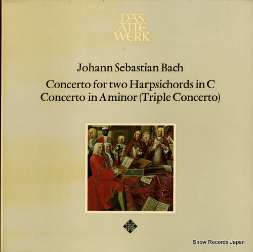 LEONHARDT, GUSTAV bach; concerto for two harpsichords in c SAWT9552-BEX