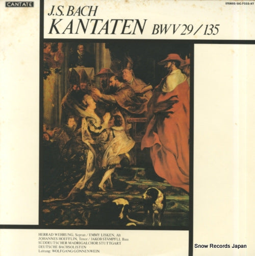 GONNENWEIN, WOLFGANG bach; kantaten bwv29 / 135 OC-7233-KT