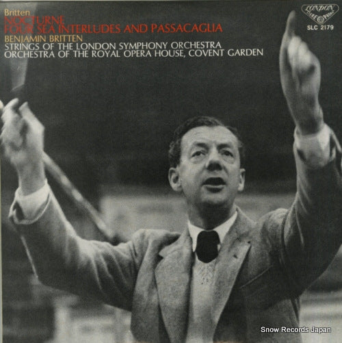 BRITTEN, BENJAMIN britten; nocturne, four sea interludes and passacaglia SLC2179