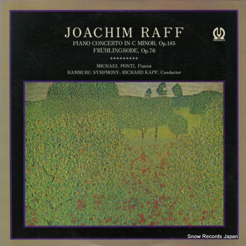 PONTI, MICHAEL joachim raff; piano concerto in c minor H-5004V