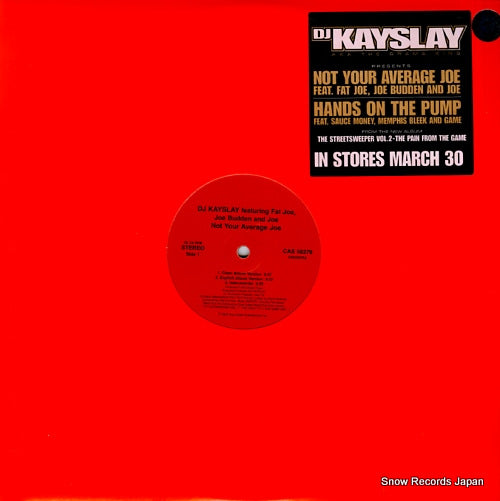 DJ KAYSLAY not your average joe / hands on the pump CAS58376