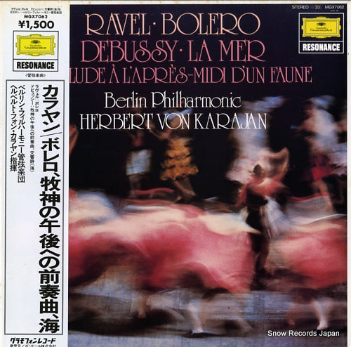 KARAJAN, HERBERT VON ravel; bolero MGX7062