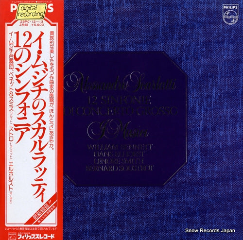 I MUSICI scarlatti; 12 sinfonie di concerto grosso 28PC-12-13