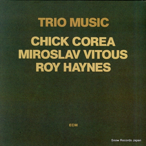 COREA, CHICK trio music ECM1232/33