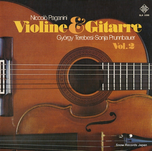 TEREBESI, GYORGY / SONJA PRUNNBAUER paganini; violin & guitar vol.2 SLA1096